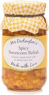 Mrs Darlington’s Spicy Sweetcorn Relish 300g