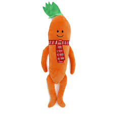 Ancol Katie Carrot Plush Christmas Dog Toy