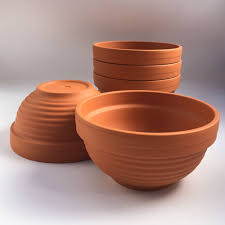 Terracotta Flower Bowl