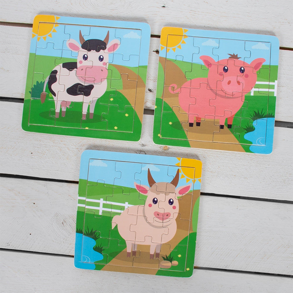 Let’s Learn Farm 15cm Puzzle Assorted Design