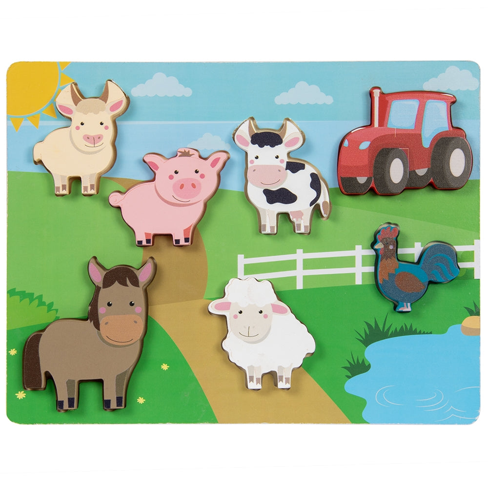 Let’s Learn Farm Insert Puzzle 30cm