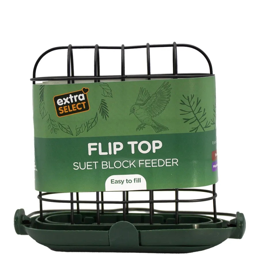 Extra Select Flip Top Suet Block Feeder