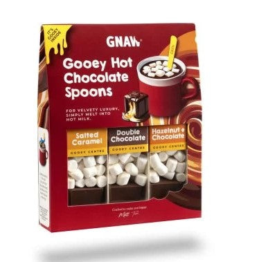 Gnaw Gooey Hot Chocolate Spoons 120g