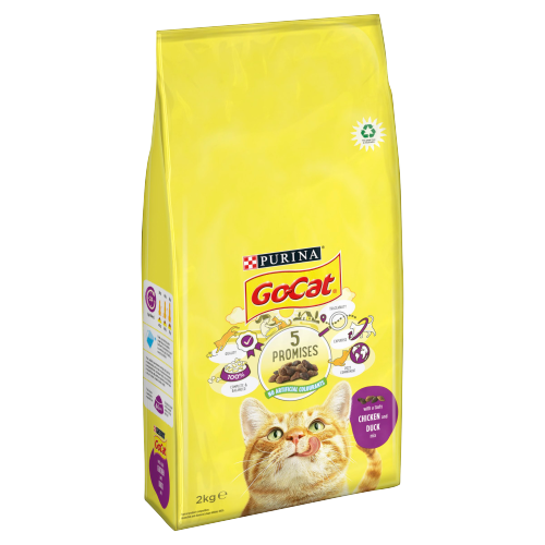Purina Go Cat Chicken & Duck 2kg