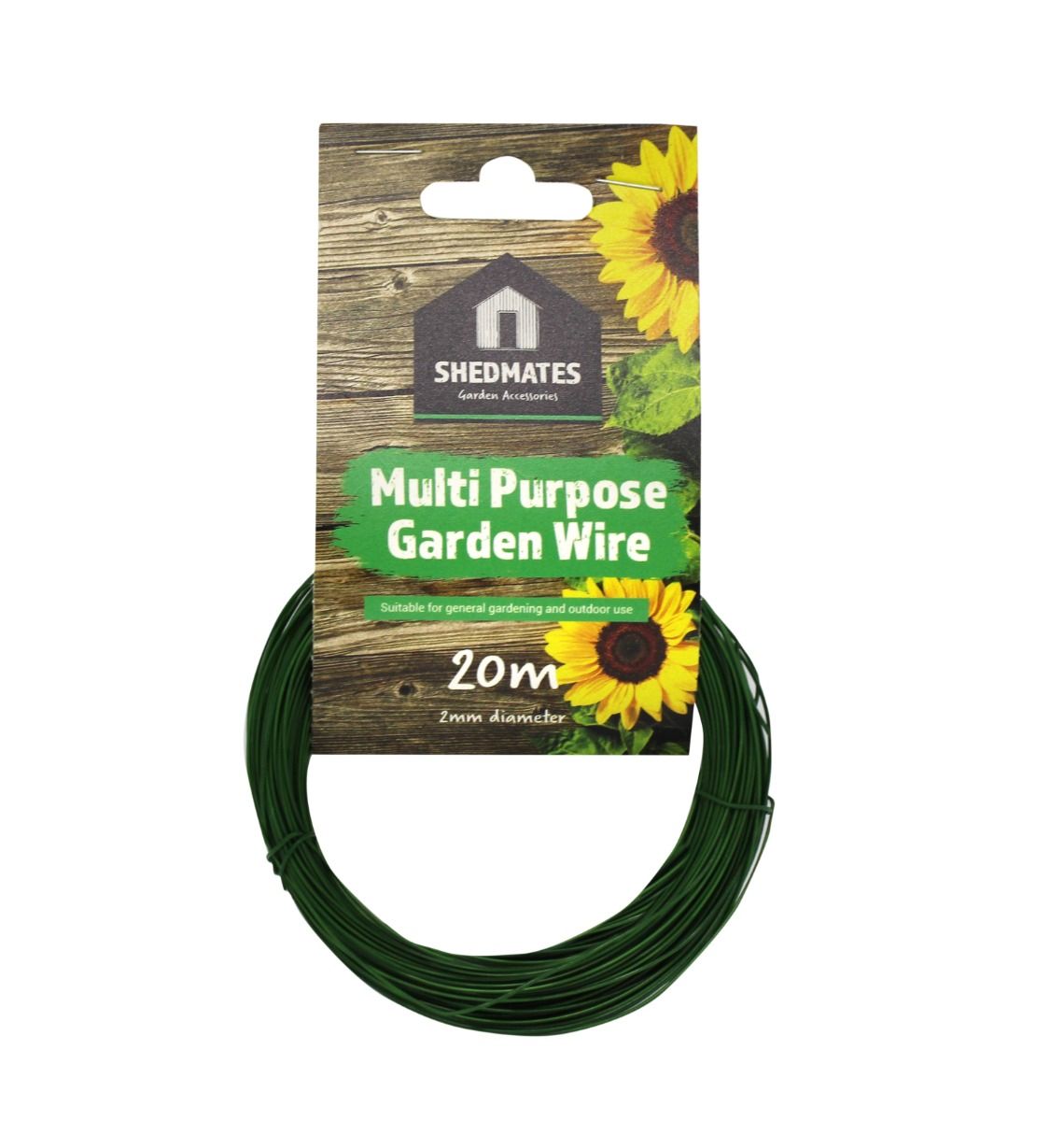 Shedmates Multi Purpose Garden Wire 2mm Diameter 20m Length