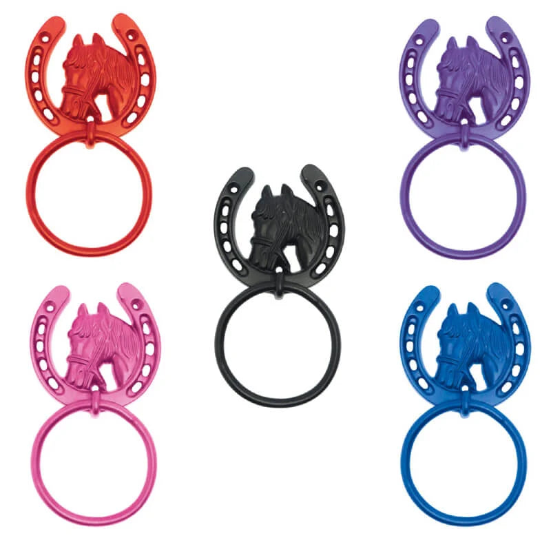 Perry Horseshoe Tie Ring On Plate