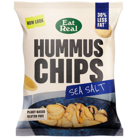 Eat Real Hummus Chips Sea Salt 110g