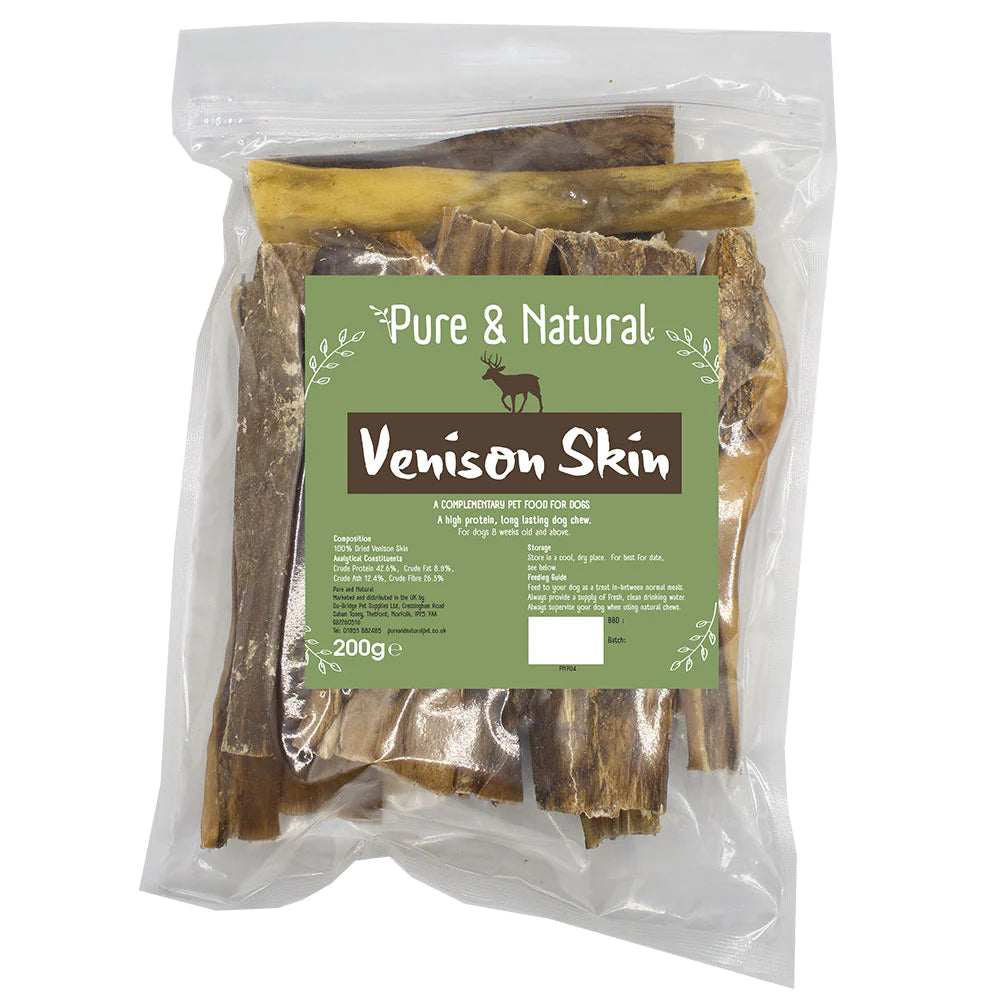 Pure & Natural, Venison Skin 200g