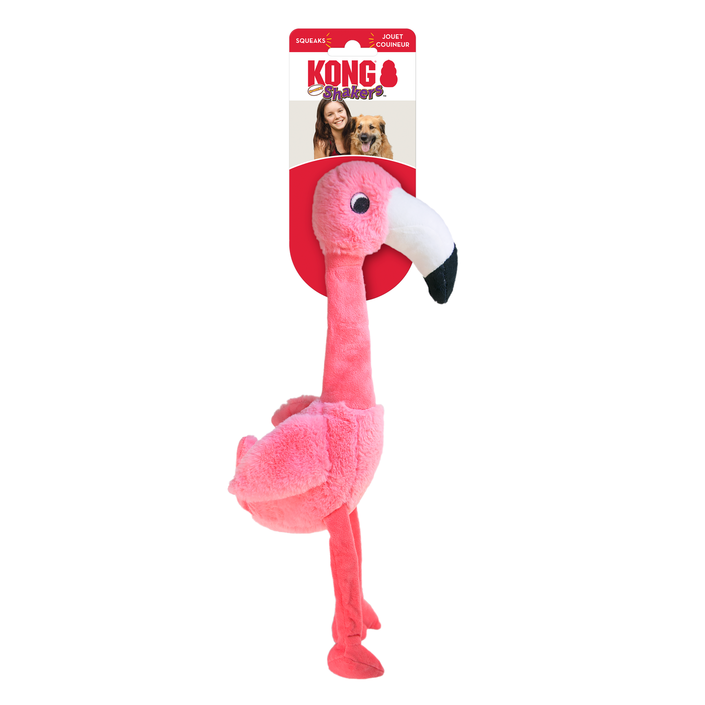 KONG Honkers Shakers Flamingo Small