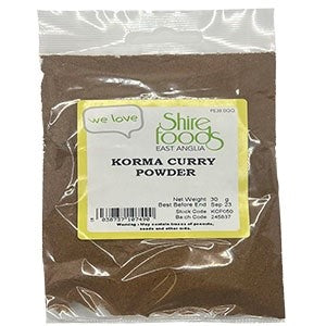 Shire Foods Korma Curry Powder 30g