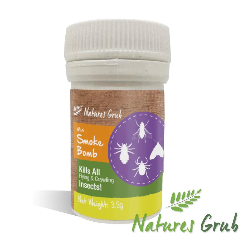 Natures Grub Smoke Bomb-Red Mite & Insect Killer