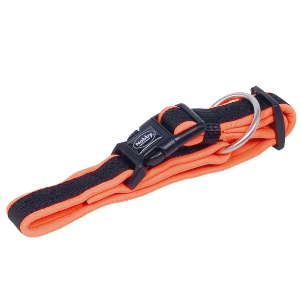 Nobby Pet Mesh Preno Dog Collar XS/S 25-35CM Neon Orange