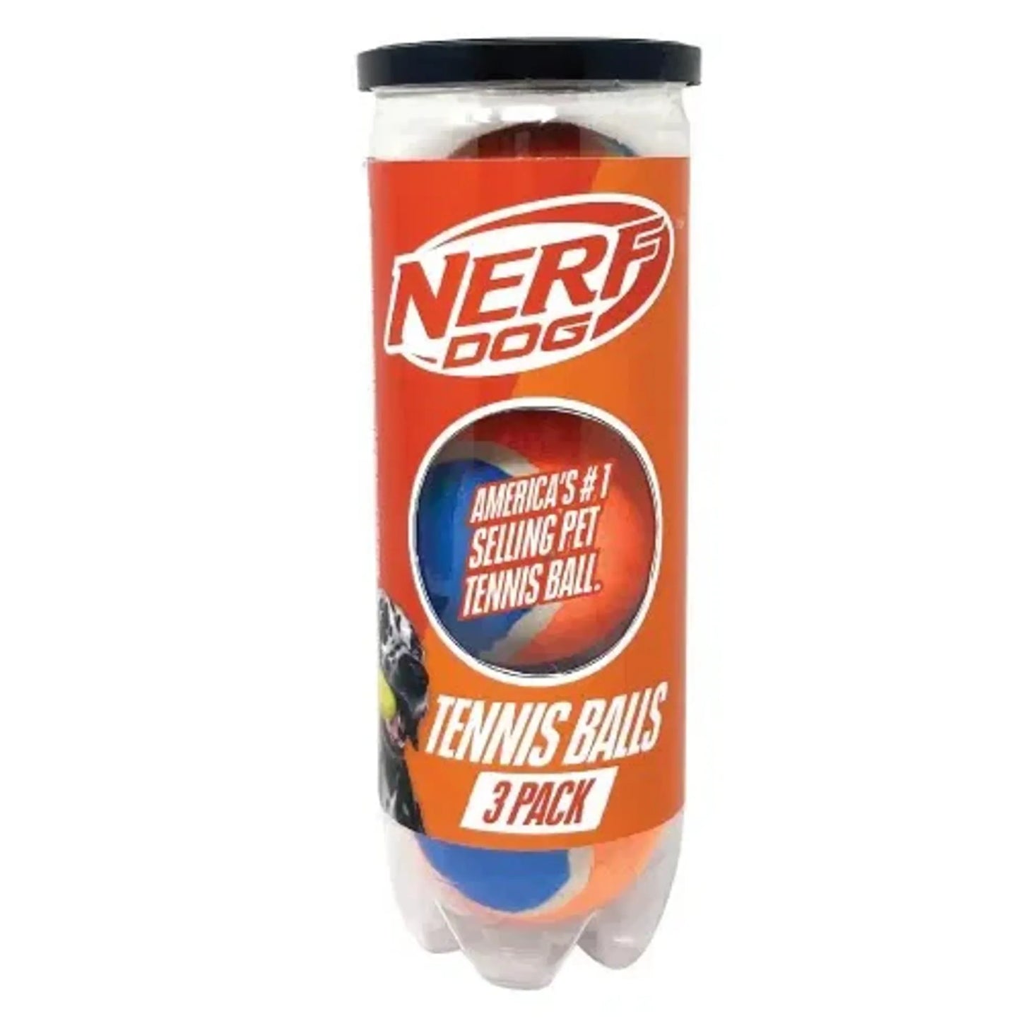 Nerf Non Squeak Tennis Balls X3