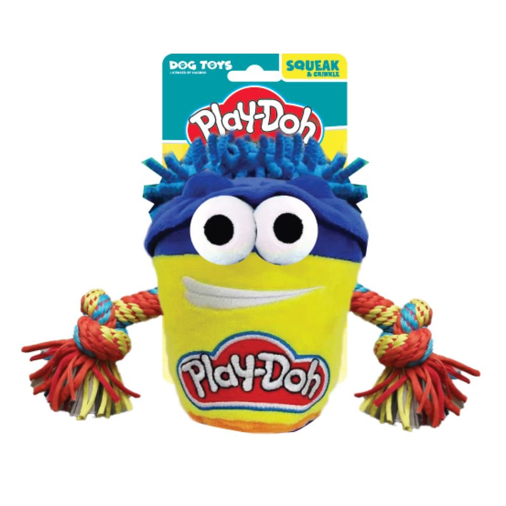 Hasbro Play Doh Rope & Squeek Dog Toy