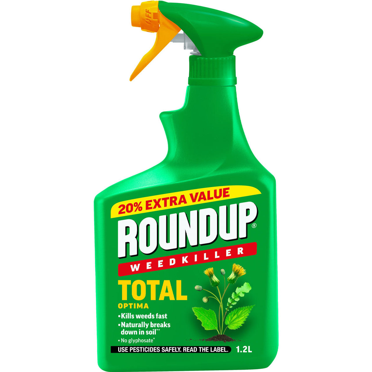 Round Up Optima Weedkiller 1.2L Ready To Use