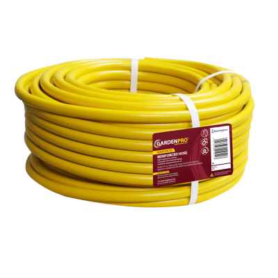 Garden Pro 100m Yellow Reinforced Hose