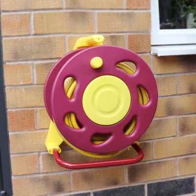 Garden Pro 15m Wall Mountable Hose Reel Set