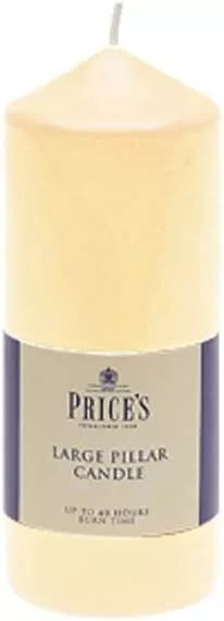 Prices Large Pillar Candle Ivory
