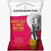 Savoursmiths Wagyu Beef & Honey Mustard Flavour Potato Crisps 150g