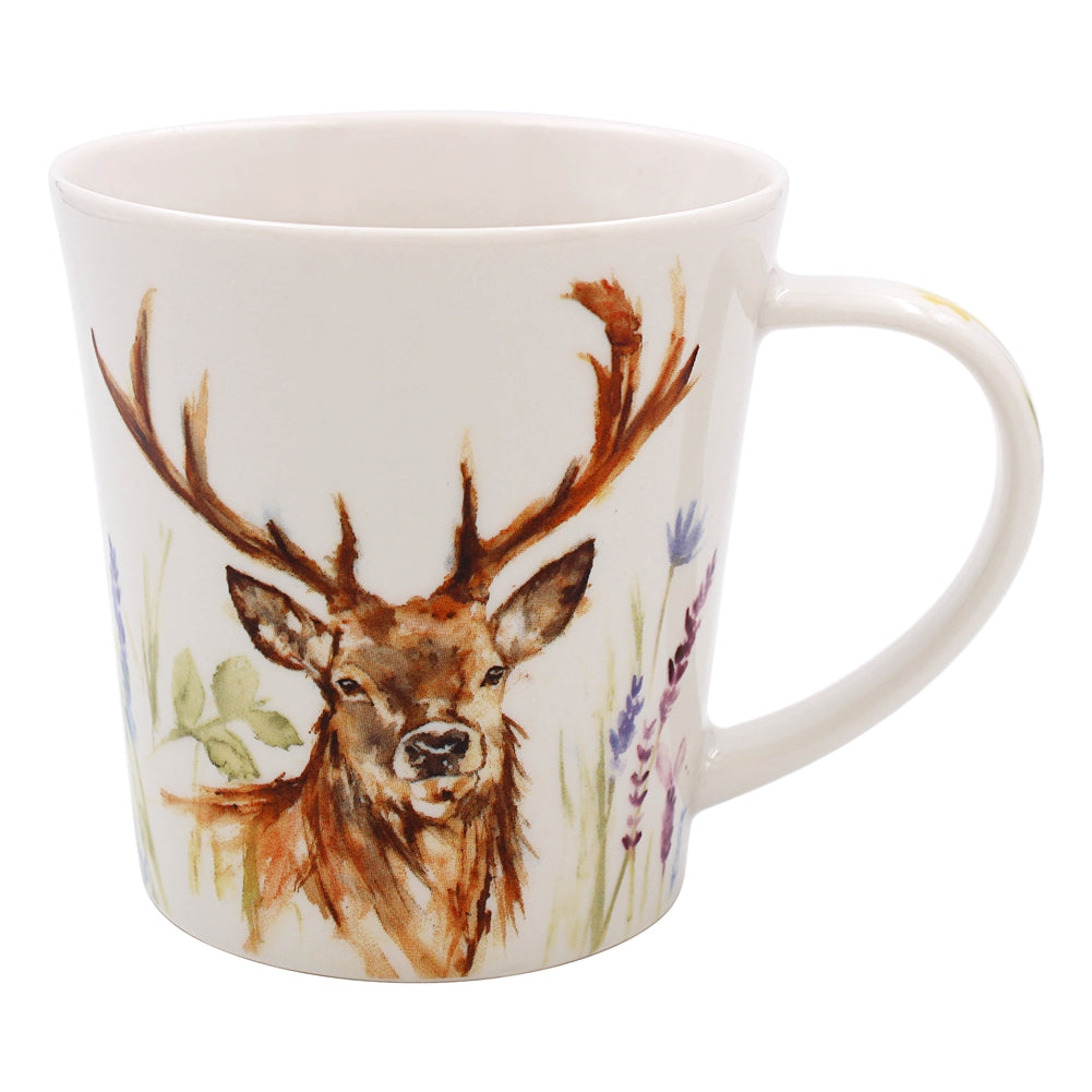 Lesser & Pavey Stag Fine China Mug Boxed