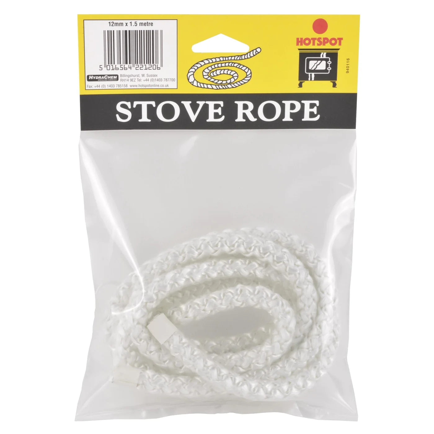 HotSpot Stove Rope 12mm x 1.5m