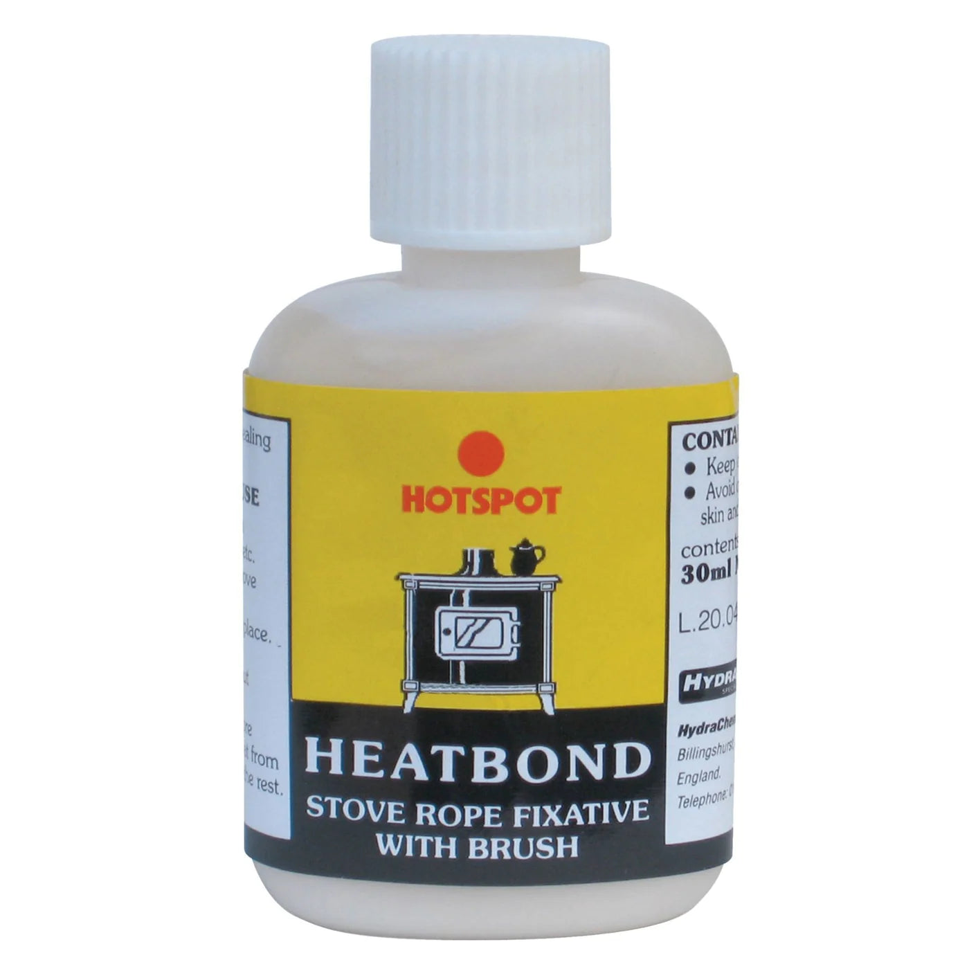 HotSpot Heatbond Stove Rope Fixative With Brush 30ml