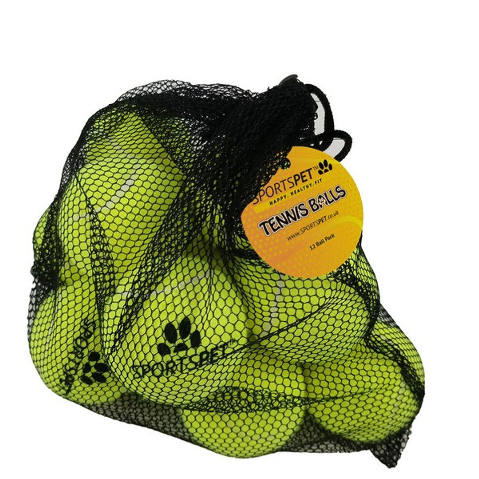 Sports Pet Tennis Balls x12