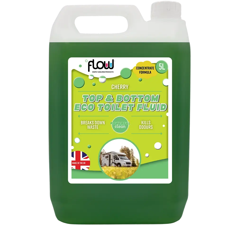 Flow Concentrate Formula Top & Bottom Eco Toilet Fluid 5L Cherry