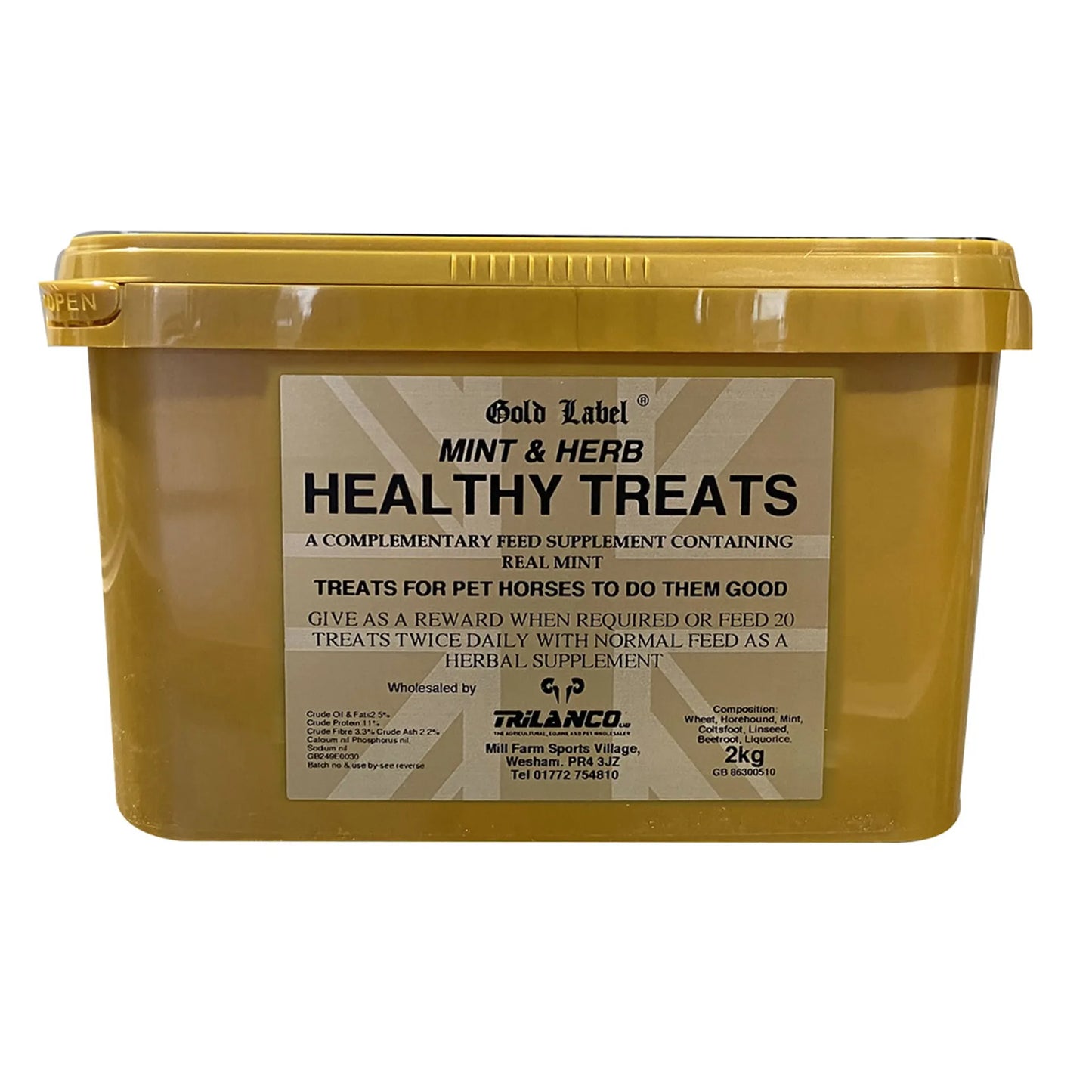 Gold Label Mint & Herb Healthy Horse Treats 2kg