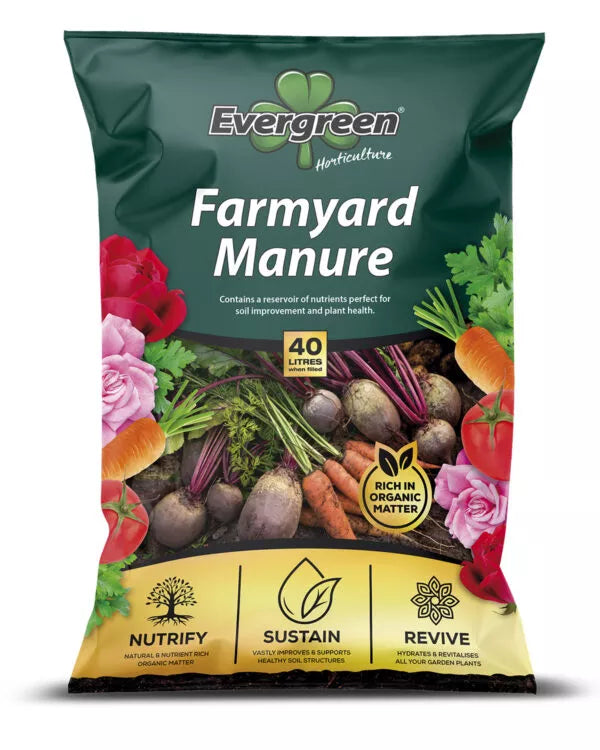 Evergreen Farmyard Manure 40Litre bag