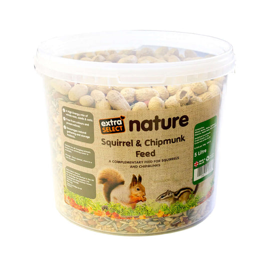 Extra Select Squirrel & Chipmunk Feed 5Ltr