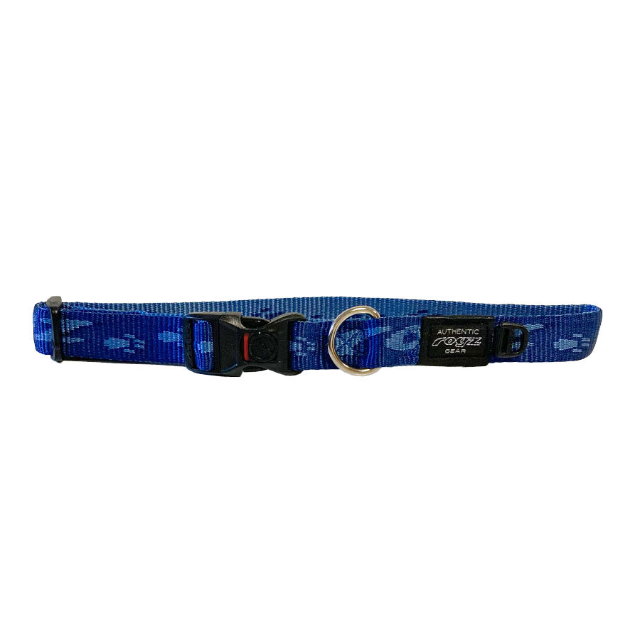 Rogz Navy Dog Collar Large 13-22"