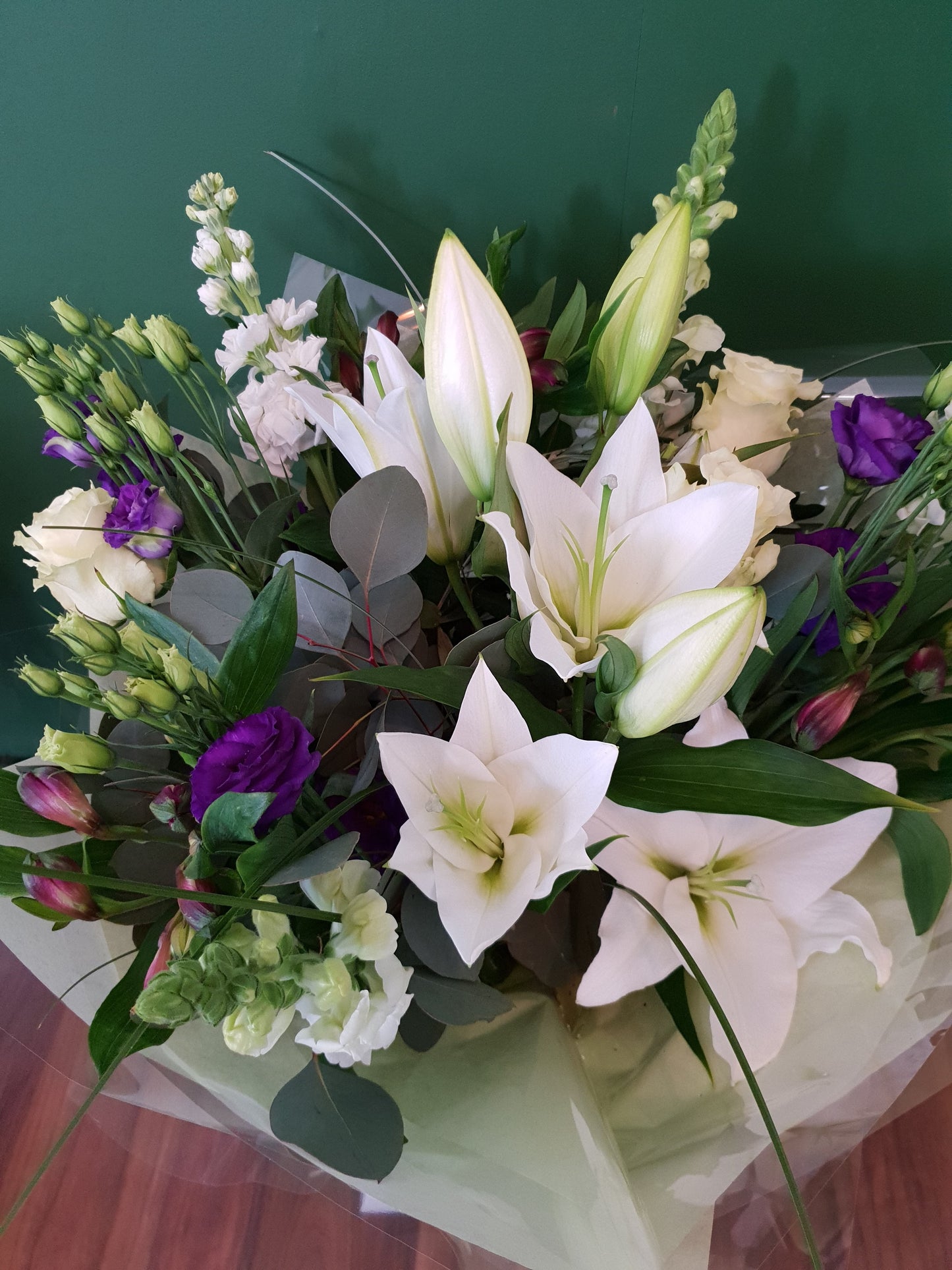 Classic White Lily Bouquet