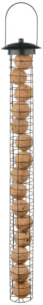 This giant suet ball dispenser will take 15 suet balls