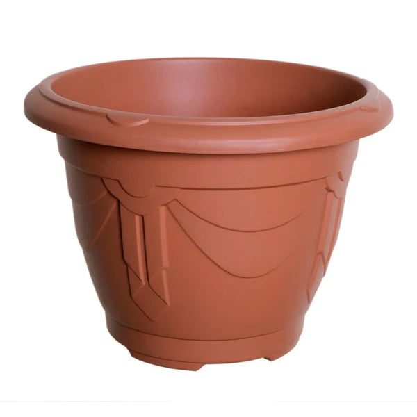 Whitefurze 24cm Venetian Round Plant Pot