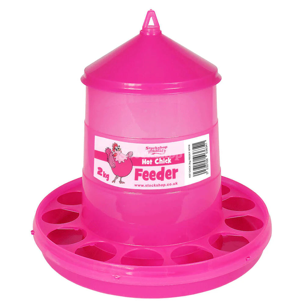 Stock shop Hot Chick 4kg Feeder Pink