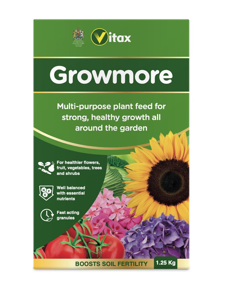 Vitax Growmore Multi Purpose Plant Feed 1.25kg