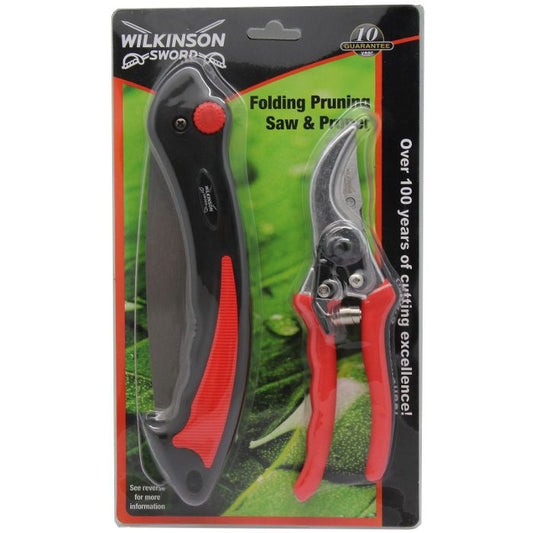 Wilkinson Sword Folding Saw & Pruner Set