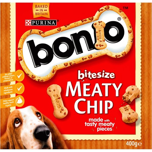 Bonio Meaty Chip Bitesize 400g