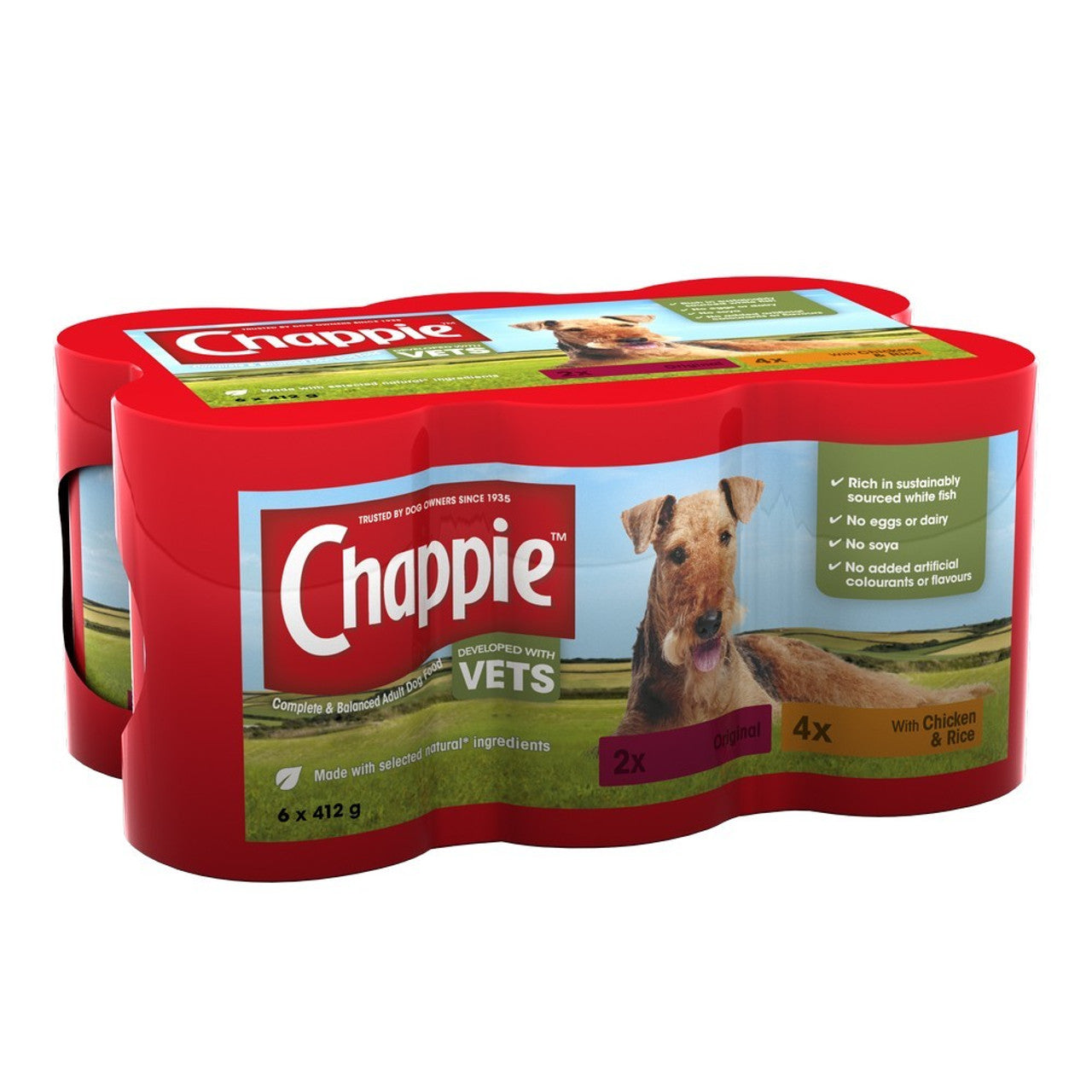 Chappie Favourites 6 x 412g Tins