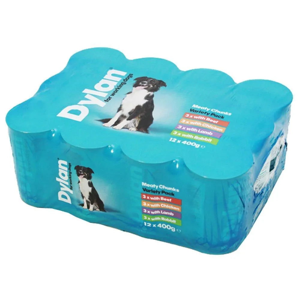 Dylan Meaty Chunks Variety 12 x 400g Tins