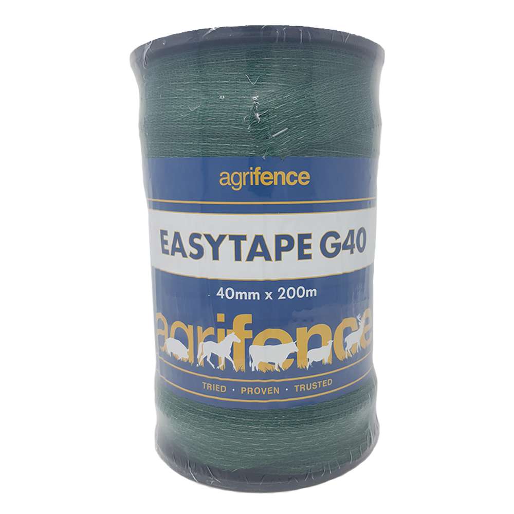 Easytape, 40mm x 200m, Green, Agrifence