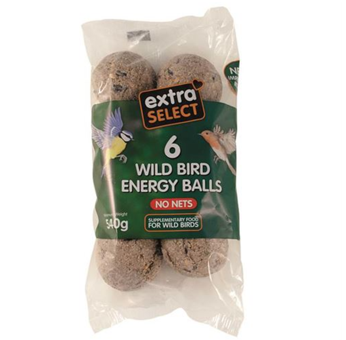 Extra Select No Net Fat Balls x6