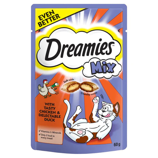 Dreamies Mix Chicken Cat Treats 60g