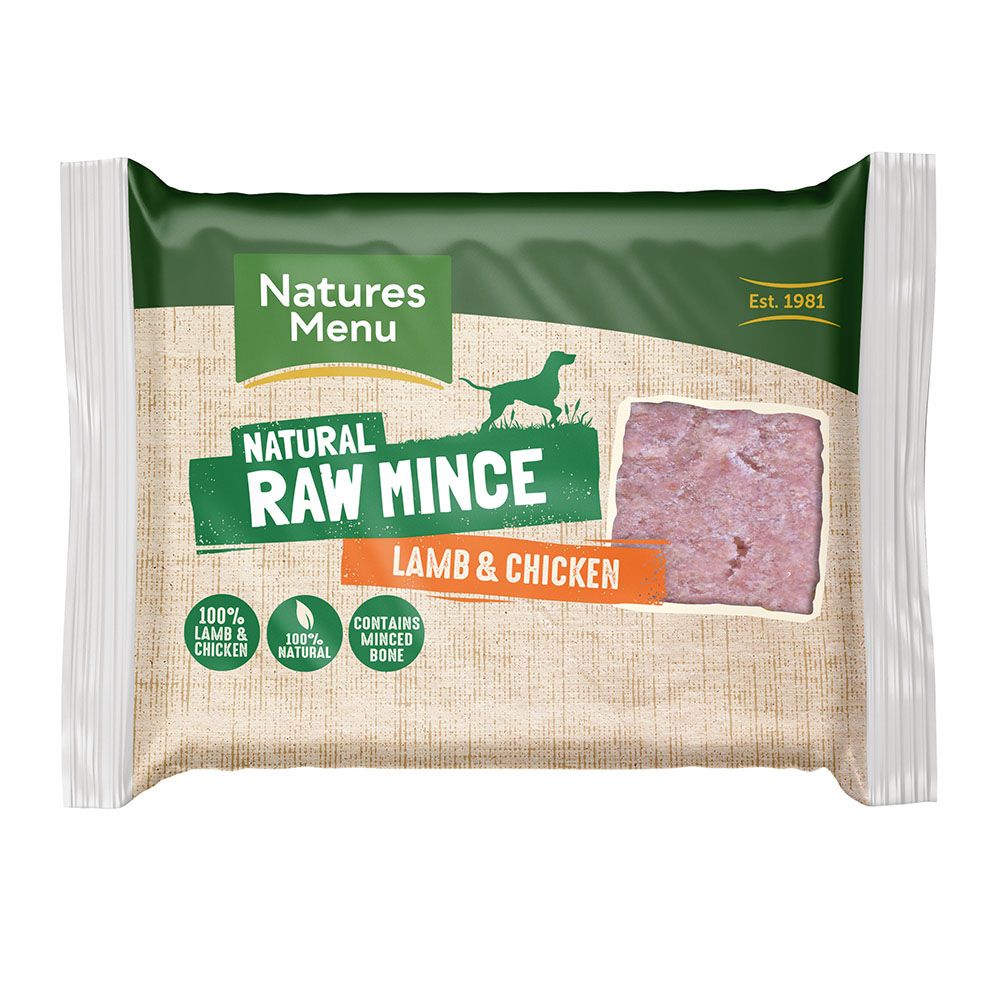 Natures Menu Minced Lamb & Chicken 400g