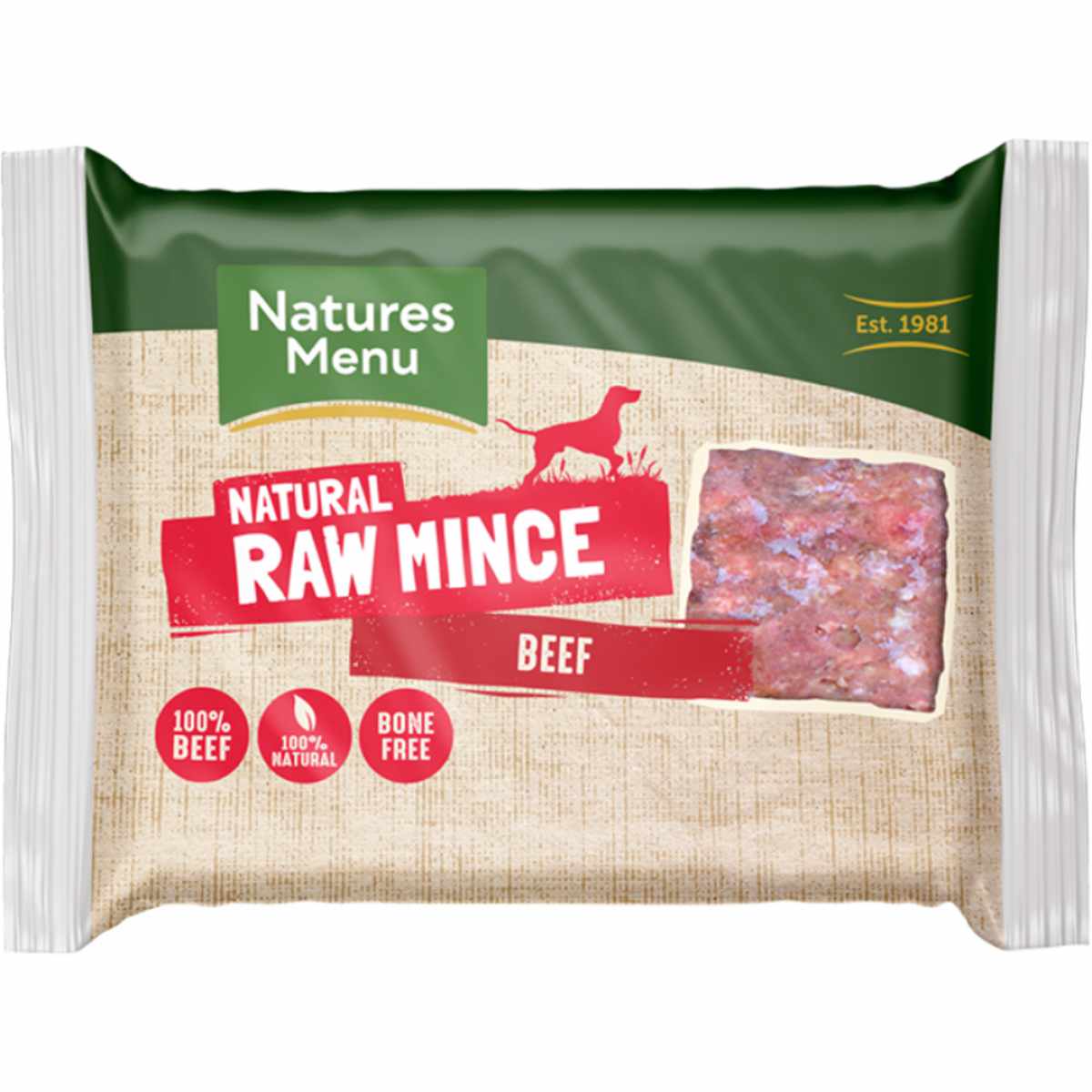 Natures Menu Minced Beef 400g