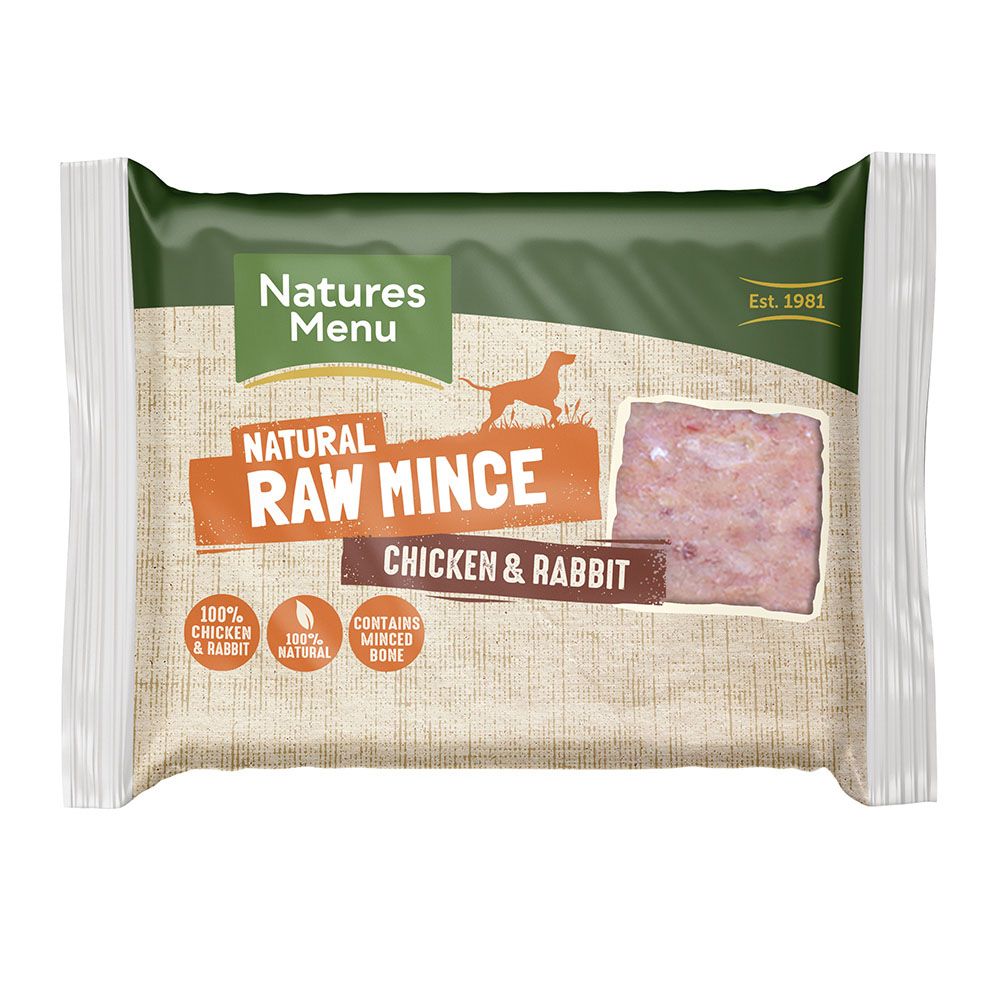 Natures Menu Rabbit & Chicken Mince 400g