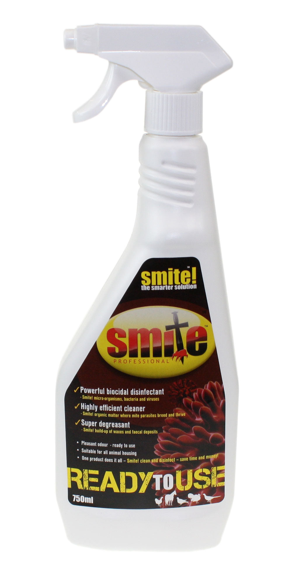 Smite Professional, Ready To Use Disinfection 750ml