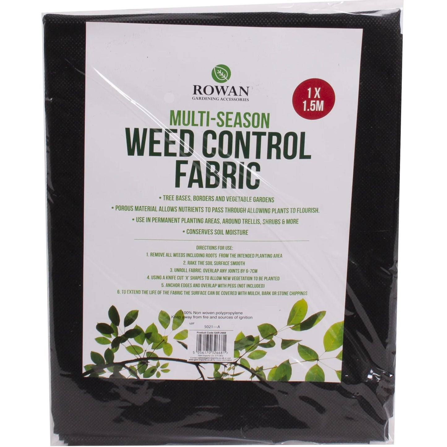 Rowan Multi Season Weed Control Fabric