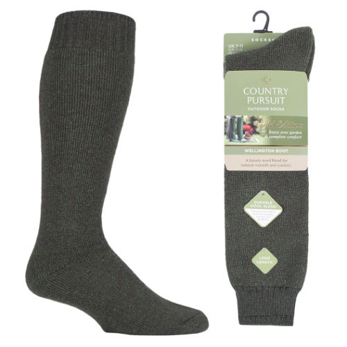 Country Pursuit Mens Wellington Boot Socks 7-11UK